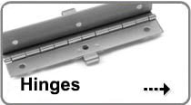 An image of Hinges that links to our full list of custom and specialty hinges S&D Products offers.